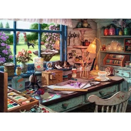 Ravensburger - Puzzle magazinul mestesugurilor 1000 piese design nou Ravensburger - 1